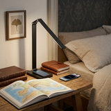 Foldable LED Eye-Care Desk Lamp with Wireless Charging USB Study & Reading Lamp