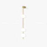 Refined Linea Orb Brass Wall Lamp