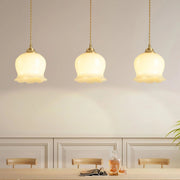Dashing Flora Glass Pendant Light