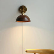 Nostalgic Wooden Cup Wall Light