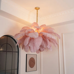 Modern Organic-Plume Luxe Chandelier