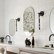 Modern Linear Brass Glass Wall Light