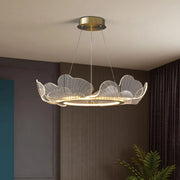 Oceanic Round Acrylic Chandelier