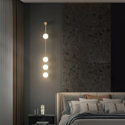 Refined Linea Orb Brass Wall Lamp