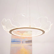 Oceanic Round Acrylic Chandelier