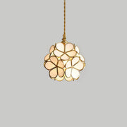 Chic Floral Glass Pendant Light
