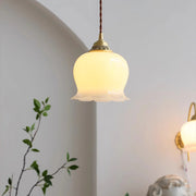 Dashing Flora Glass Pendant Light