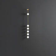 Refined Linea Orb Brass Wall Lamp