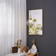 Vintage Pendulum Glass Pendant Light