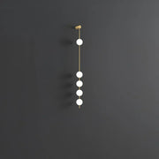 Refined Linea Orb Brass Wall Lamp