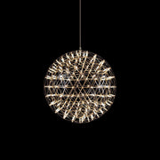 Elegant Stainless Luster Ball Pendant Light