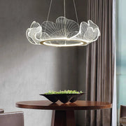 Oceanic Round Acrylic Chandelier