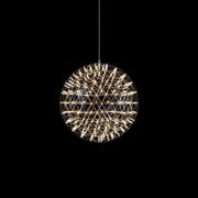 Elegant Stainless Luster Ball Pendant Light