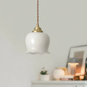 Dashing Flora Glass Pendant Light