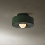 Contemporary Round Resin Ceiling Lamp