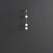 Refined Linea Orb Brass Wall Lamp