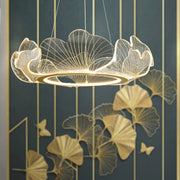 Oceanic Round Acrylic Chandelier