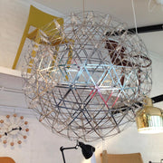 Elegant Stainless Luster Ball Pendant Light