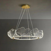 Oceanic Round Acrylic Chandelier