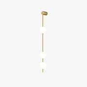 Refined Linea Orb Brass Wall Lamp