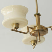 Vintage Goblet Glass Chandelier