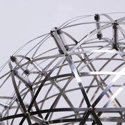 Elegant Stainless Luster Ball Pendant Light