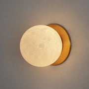 Trendy Alabaster Globe Wall Light