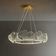 Oceanic Round Acrylic Chandelier