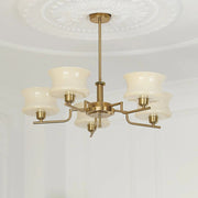 Vintage Goblet Glass Chandelier