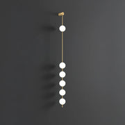Refined Linea Orb Brass Wall Lamp