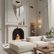 Modern Linear Brass Glass Wall Light