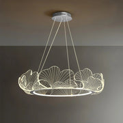 Oceanic Round Acrylic Chandelier