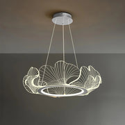 Oceanic Round Acrylic Chandelier