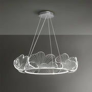 Oceanic Round Acrylic Chandelier