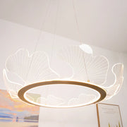 Oceanic Round Acrylic Chandelier