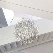 Elegant Stainless Luster Ball Pendant Light