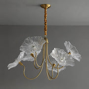Classy LotusBloom Glass Chandelier