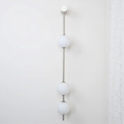 Refined Linea Orb Brass Wall Lamp