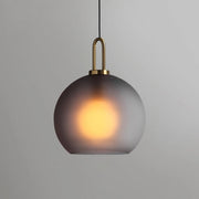 Vintage Pendulum Glass Pendant Light