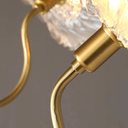 Classy LotusBloom Glass Chandelier