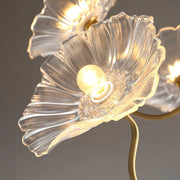 Classy LotusBloom Glass Chandelier