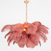 Modern Organic-Plume Luxe Chandelier