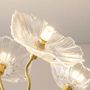 Classy LotusBloom Glass Chandelier