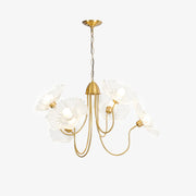Classy LotusBloom Glass Chandelier
