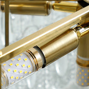 Intricate Round Glass Chandelier