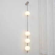 Refined Linea Orb Brass Wall Lamp