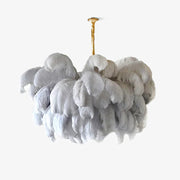 Modern Organic-Plume Luxe Chandelier