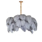 Modern Organic-Plume Luxe Chandelier