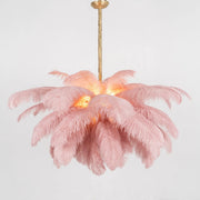 Modern Organic-Plume Luxe Chandelier