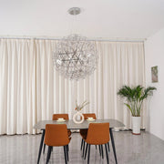 Elegant Stainless Luster Ball Pendant Light